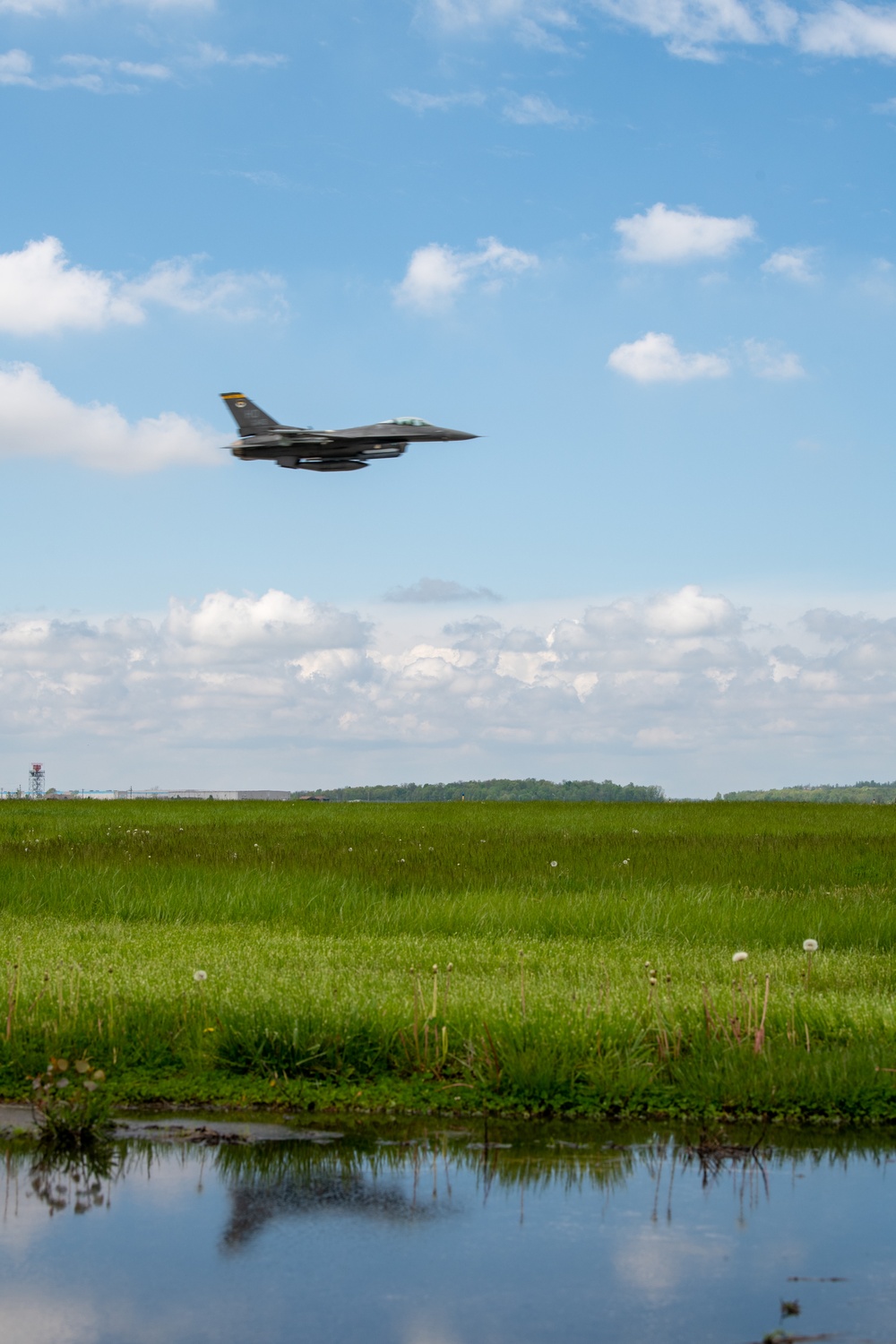 F-16 Fighting Falcon performs sortie