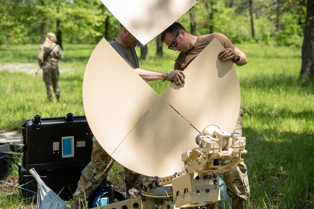 The 239th CBCS sets up a forward operating site during Exercise Pacific Reign 2024