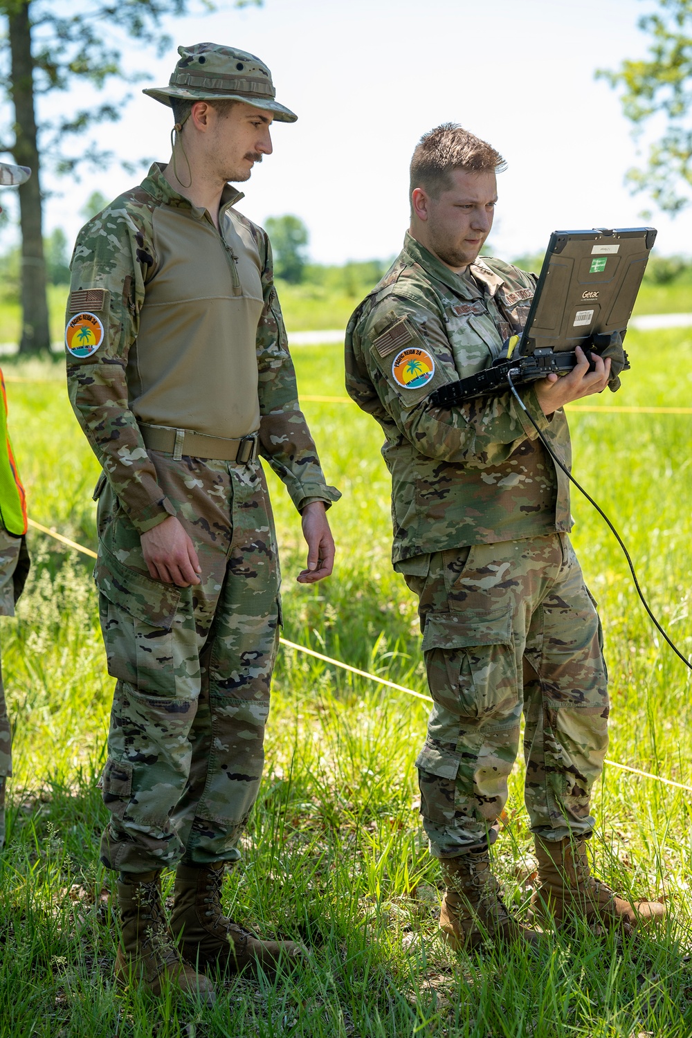 The 239th CBCS sets up a forward operating site during Exercise Pacific Reign 2024