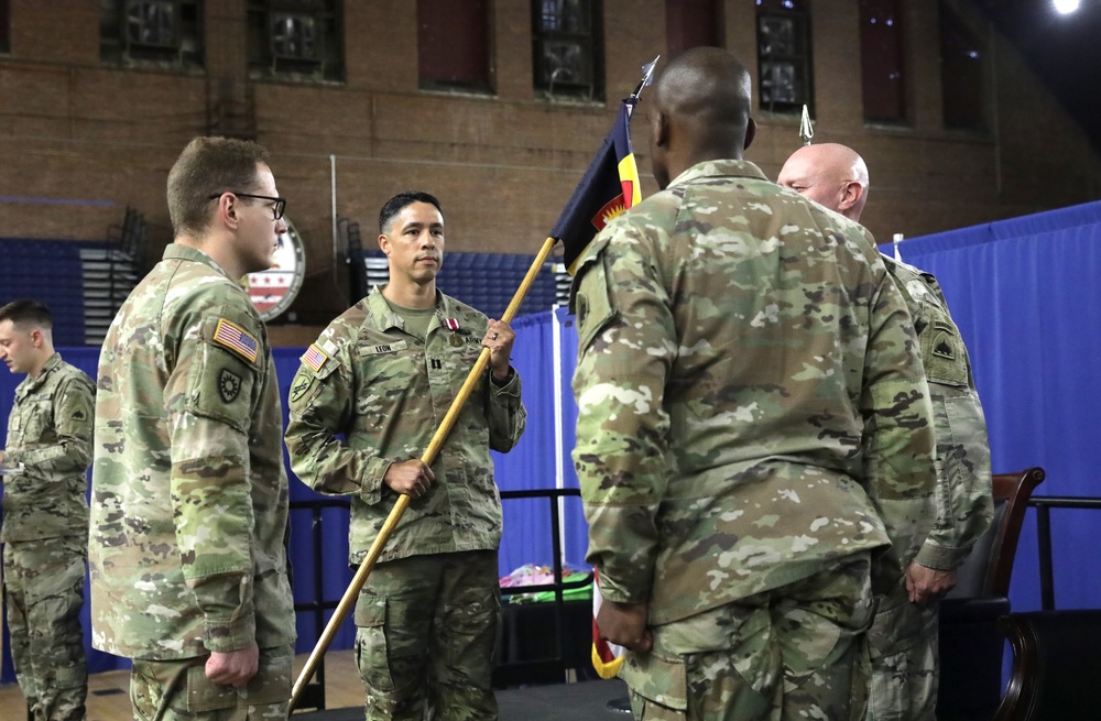 74th Troop Command HHC Recognizes Change in Leadership