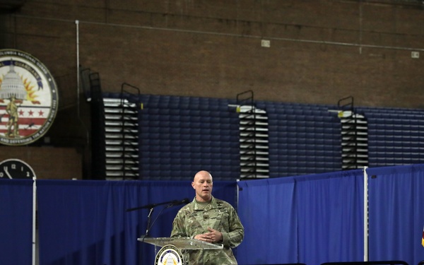 74th Troop Command HHC Recognizes Change in Leadership