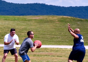 117 ARW members participate in Enlisted Advisory Council Kickball Tournament