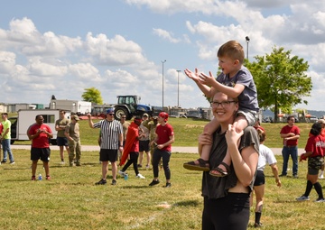 117 ARW members participate in Enlisted Advisory Council Kickball Tournament