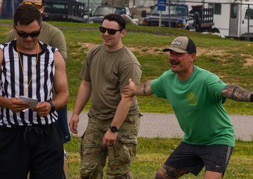 117 ARW members participate in Enlisted Advisory Council Kickball Tournament