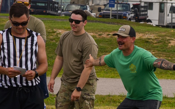 117 ARW members participate in Enlisted Advisory Council Kickball Tournament