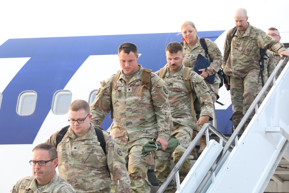 1889th Regional Support Group redeploys from Operation Inherent Resolve.