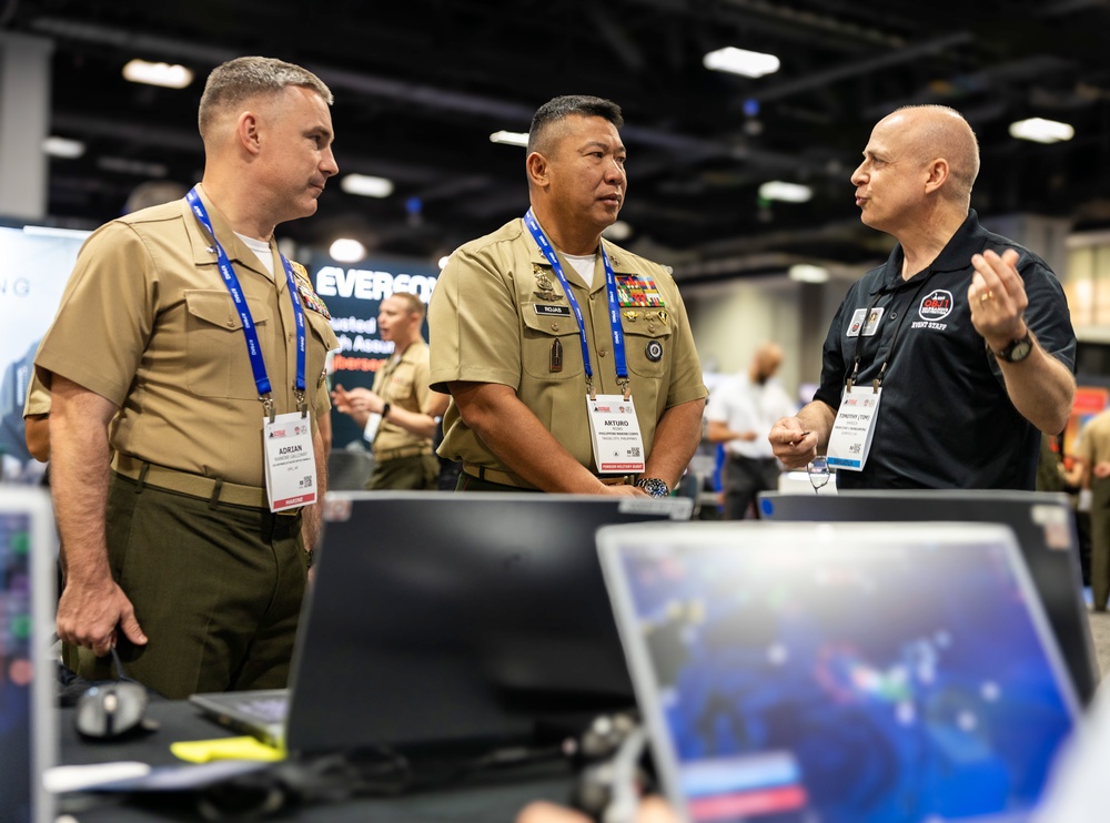 Marines, Allies participate in Wargaming exhibit during Modern Day Marine 2024