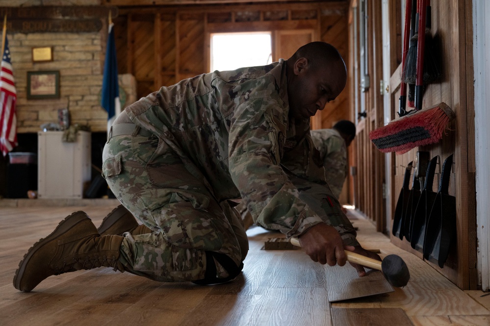 187FW CE helps renovate Camp Kiwanis Girl Scout Camp