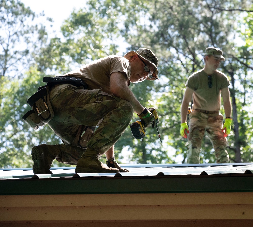 187FW CE helps renovate Camp Kiwanis Girl Scout Camp