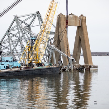 Unified Command continues debris and wreckage removal of Key Bridge