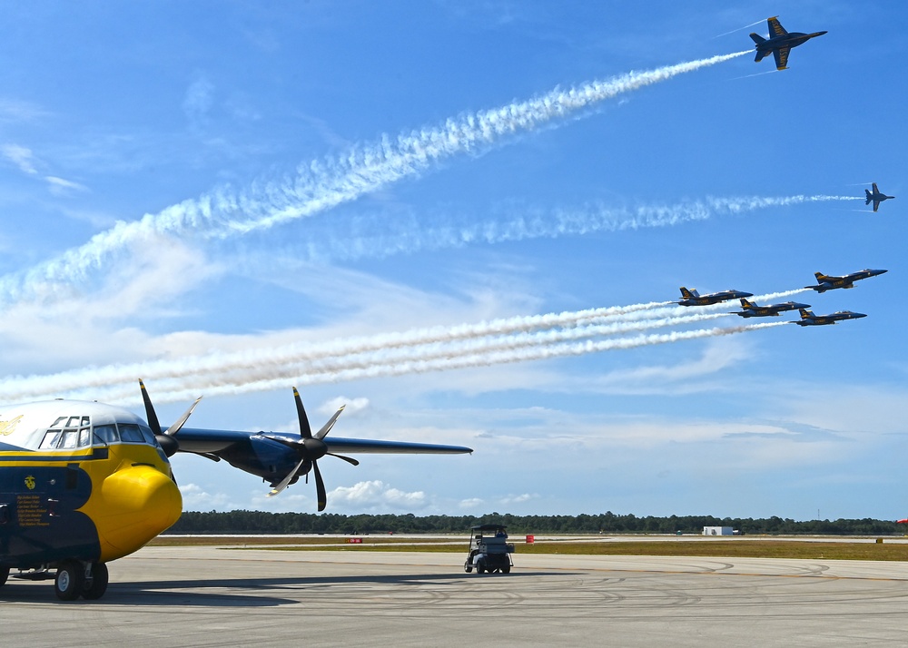 Blue Angels Perform in Vero Beach, Florida at the Vero Beach Air Show