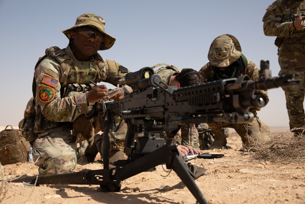 Combined forces conduct battle drill training at African Lion 2024