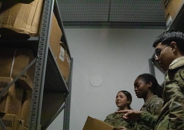 1304th Military Police Company Conduct Inventory Inspections