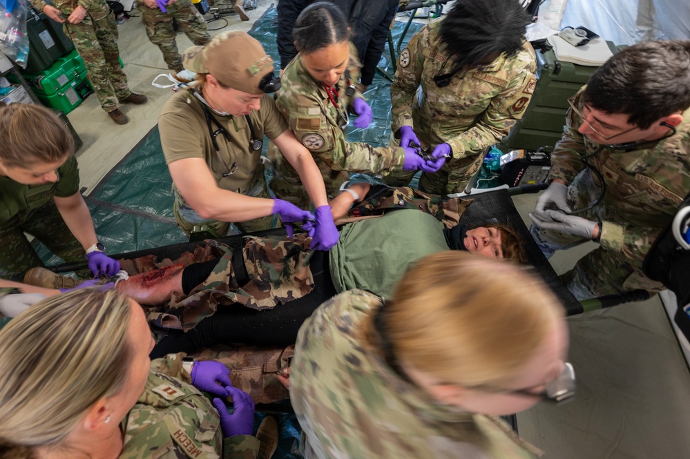 Multinational medical team sees patients during VW24