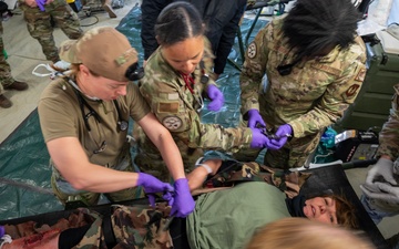 Multinational medical team sees patients during VW24