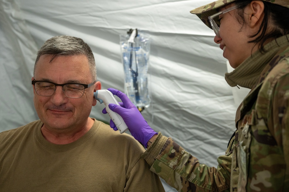 Multinational medical team sees patients during VW24