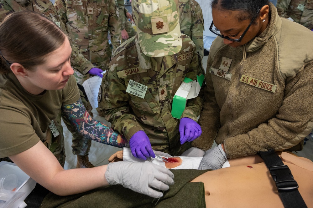 Multinational medical team sees patients during VW24