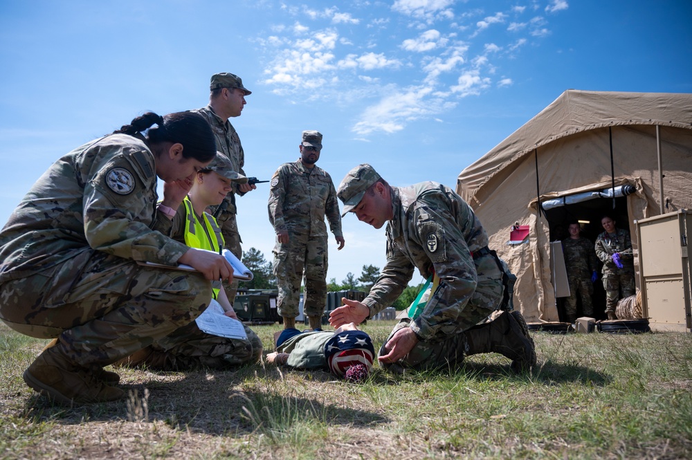 Multinational medical team sees patients during VW24