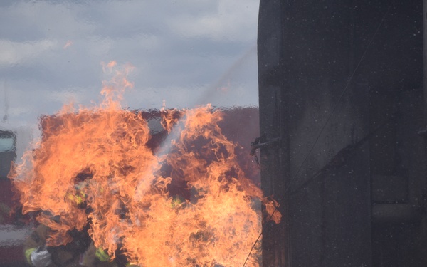 ARFF firefighter training