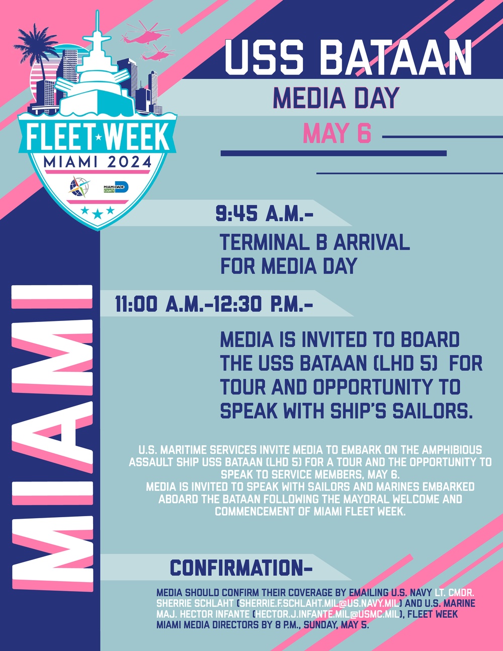 DVIDS - Images - Fleet Week Miami 2024 USS Bataan media advisory