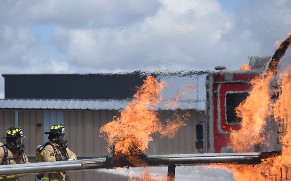 Firefighter ARFF training