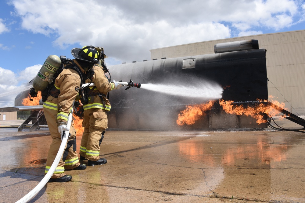 Firefighter training in Iowa
