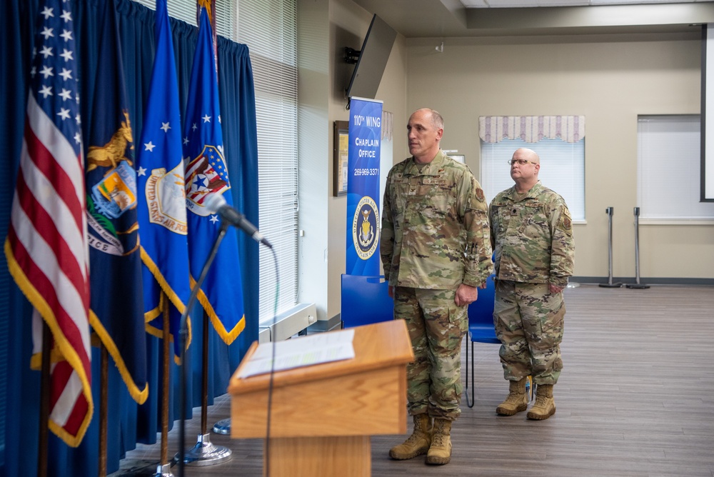 110th Wing Chaplain Kurt Taylor Retires