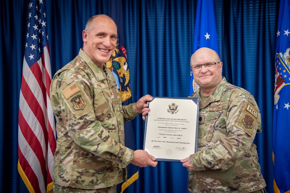 110th Wing Chaplain Kurt Taylor Retires