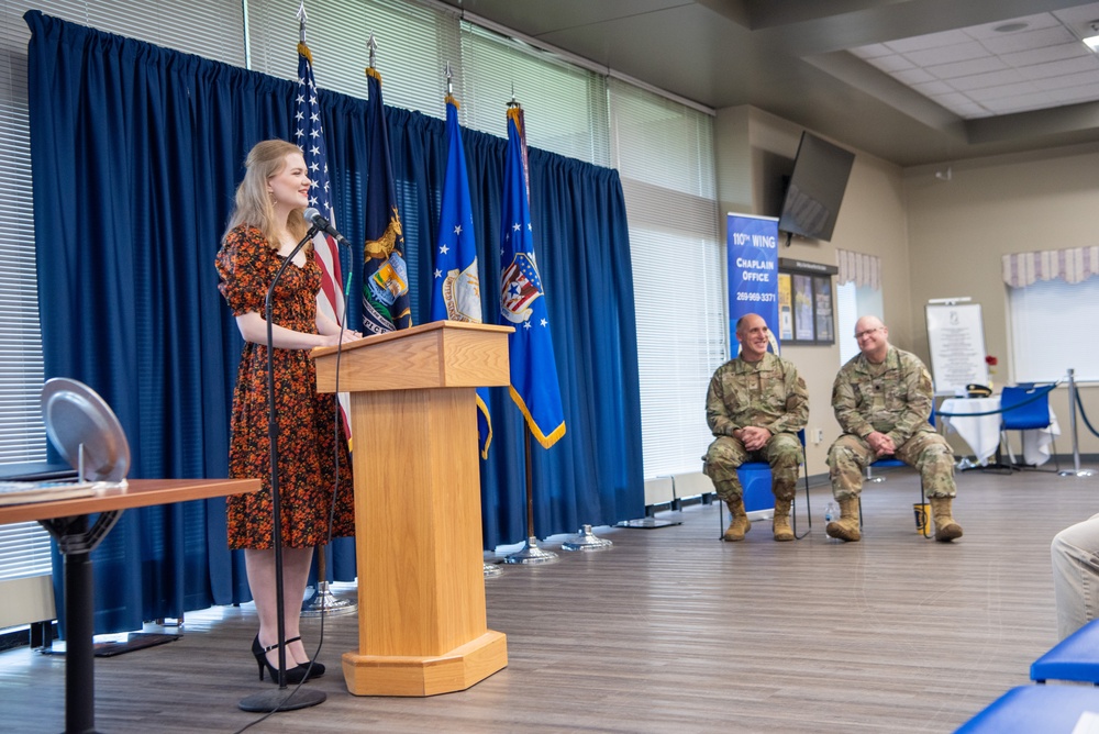 110th Wing Chaplain Kurt Taylor Retires