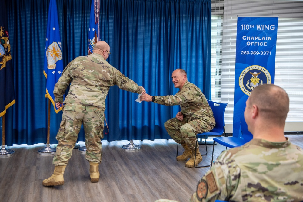 110th Wing Chaplain Kurt Taylor Retires