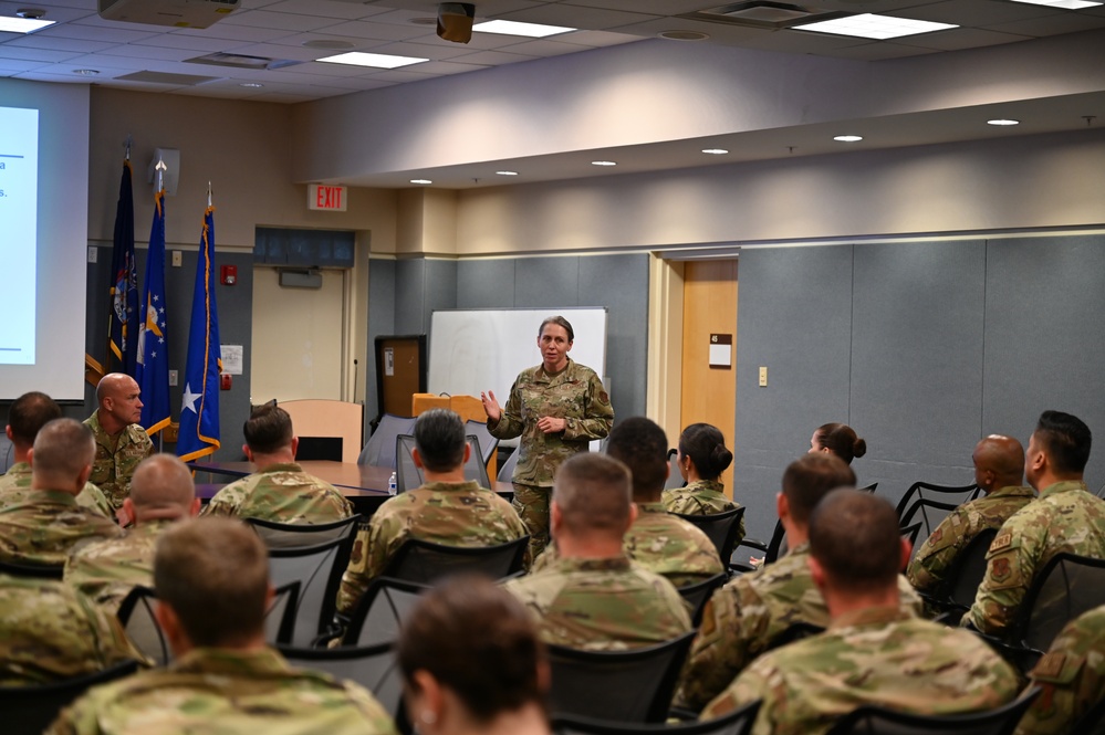 Major General Donnell Visits 106th Rescue Wing