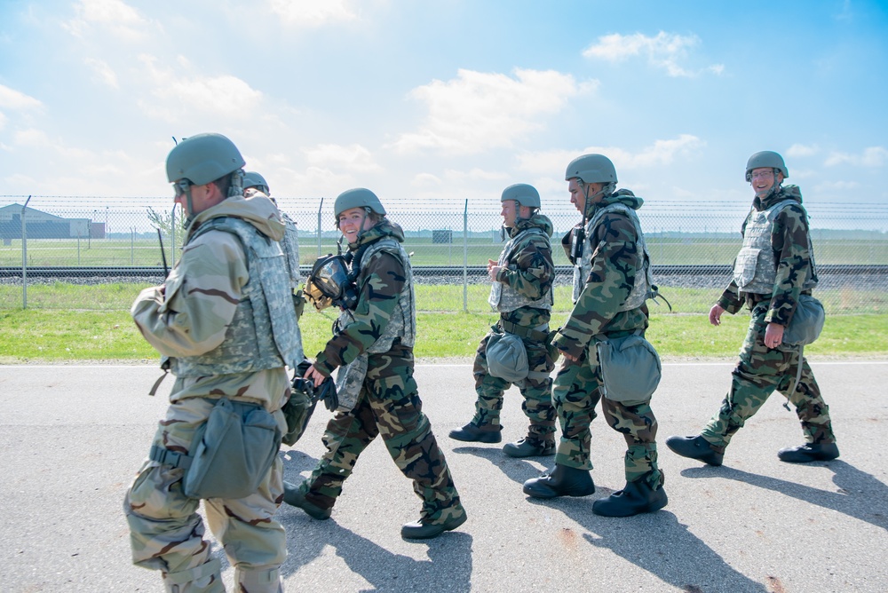 110th Wing Civil Engineering CBRN Exercise