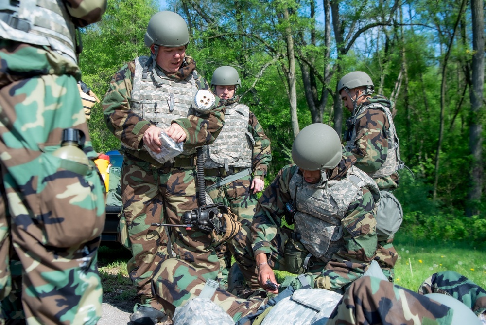 110th Wing Civil Engineering CBRN Exercise