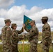 The Soldiers of the 364th Theater Public Affairs Support Element welcome their new commander.