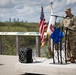 The Soldiers of the 364th Theater Public Affairs Support Element welcome their new commander.