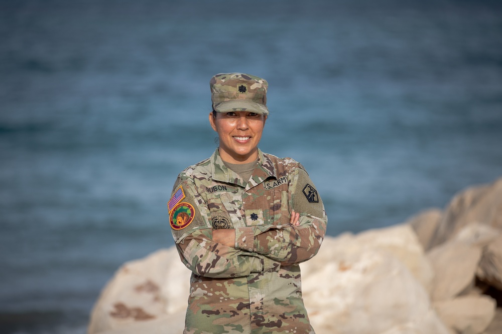 773rd Civil Support Team Soldier poses for a photo at African Lion 2024