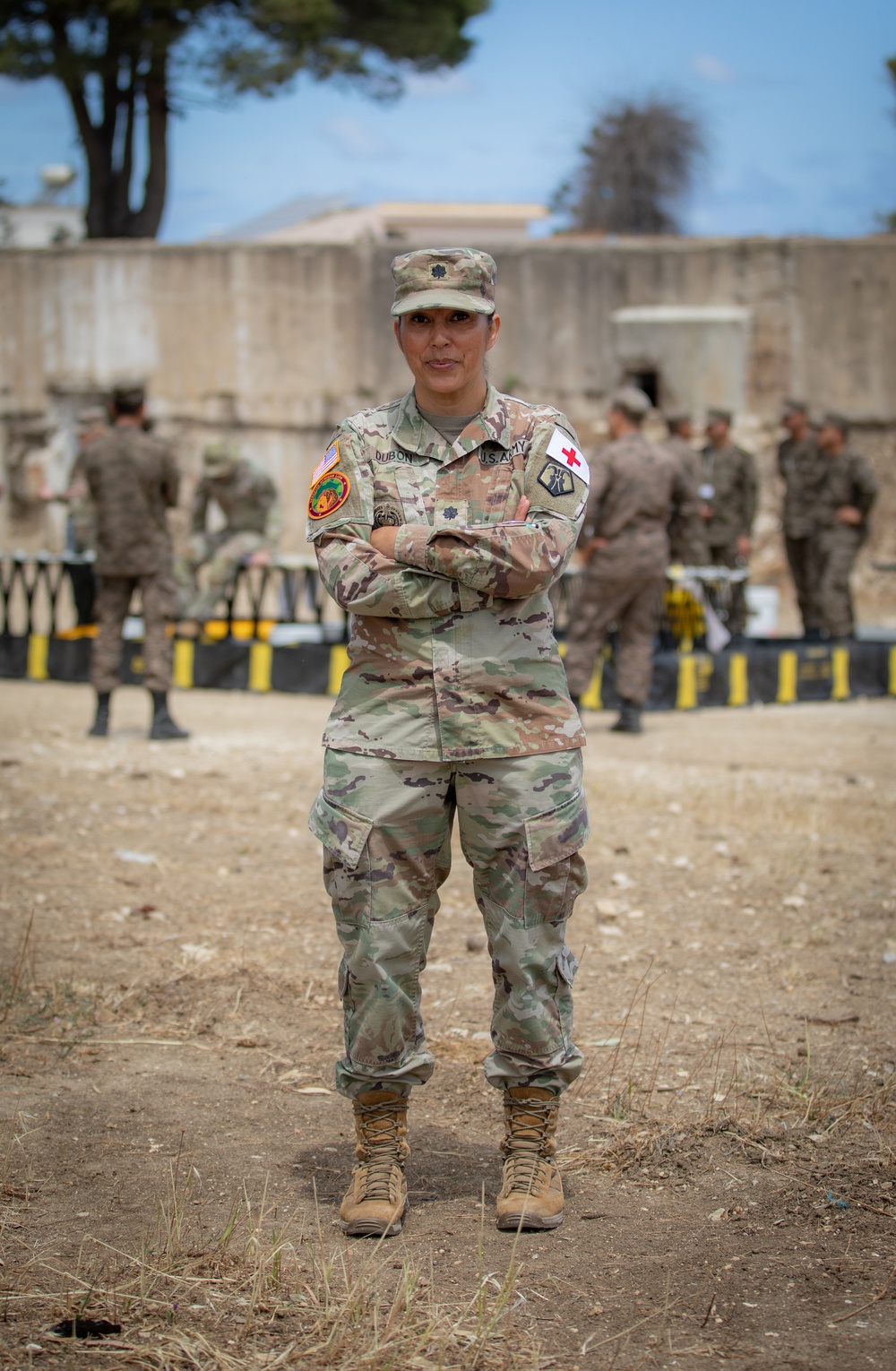 773rd Civil Support Team Soldier poses for a photo at African Lion 2024