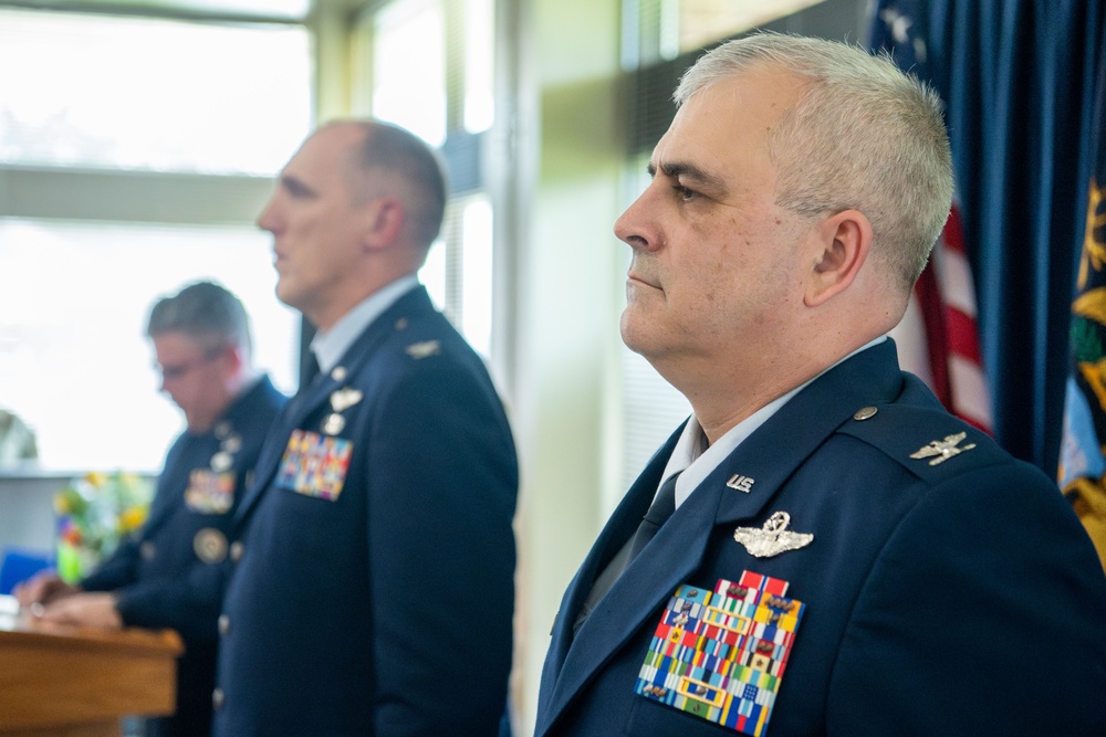 Col. Harbaugh, Deputy Commander 110th Wing Retires
