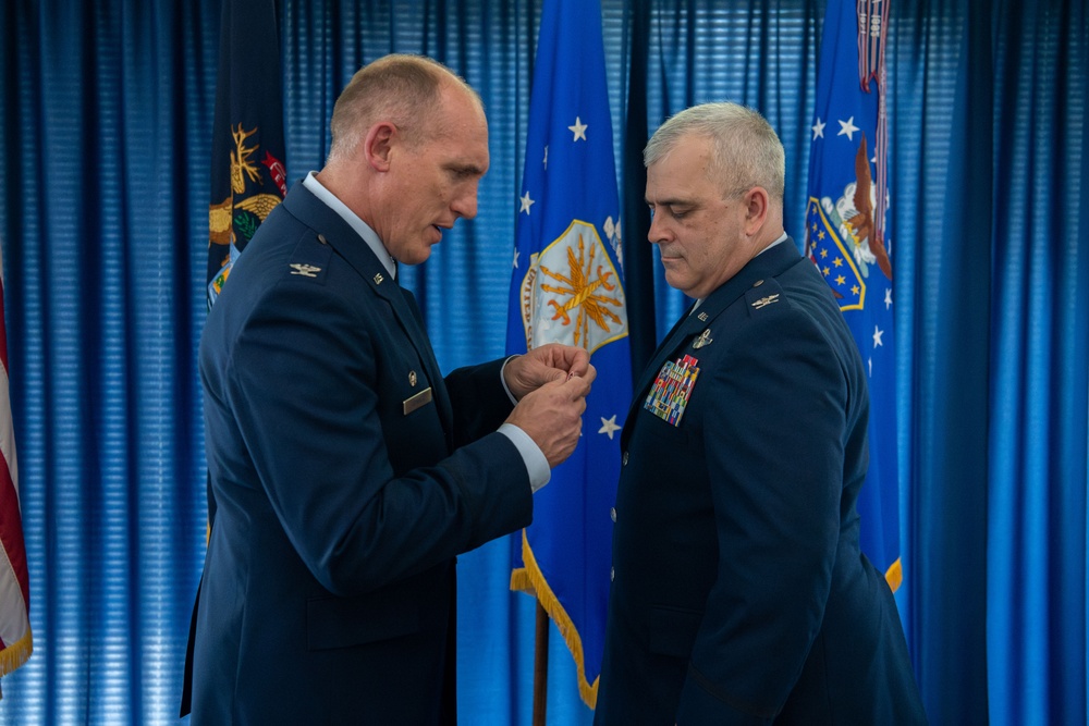 Col. Harbaugh, Deputy Commander 110th Wing Retires
