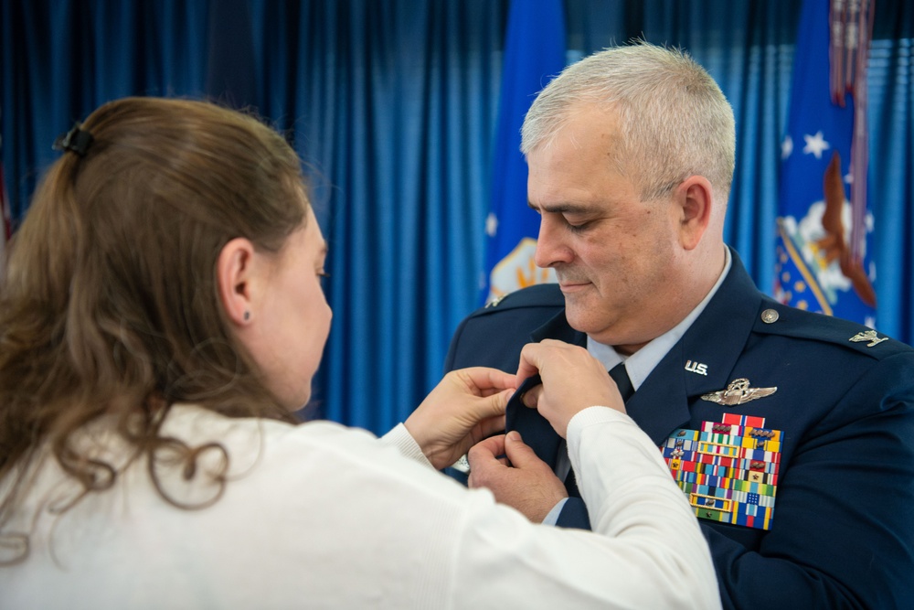 Col. Harbaugh, Deputy Commander 110th Wing Retires