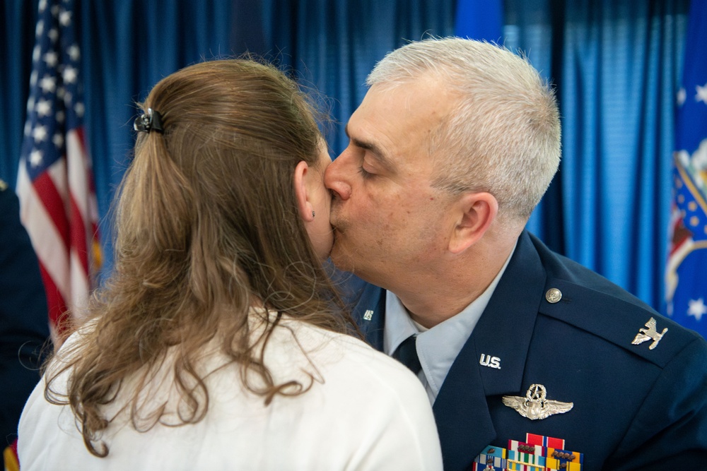 Col. Harbaugh, Deputy Commander 110th Wing Retires