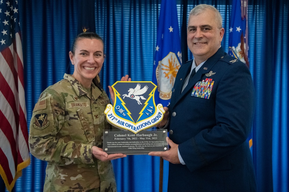 Col. Harbaugh, Deputy Commander 110th Wing Retires