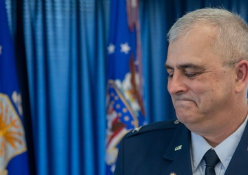 Col. Harbaugh, Deputy Commander 110th Wing Retires