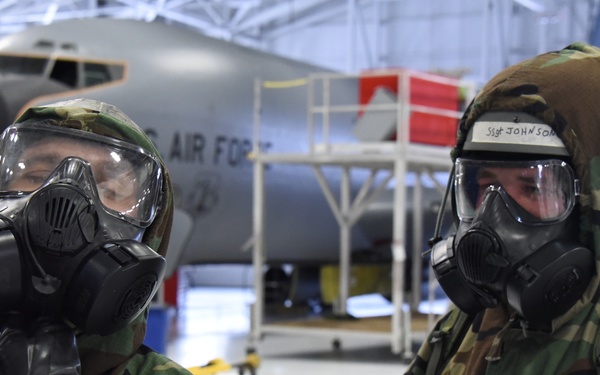 Johnson directs Airmen in the CCA line
