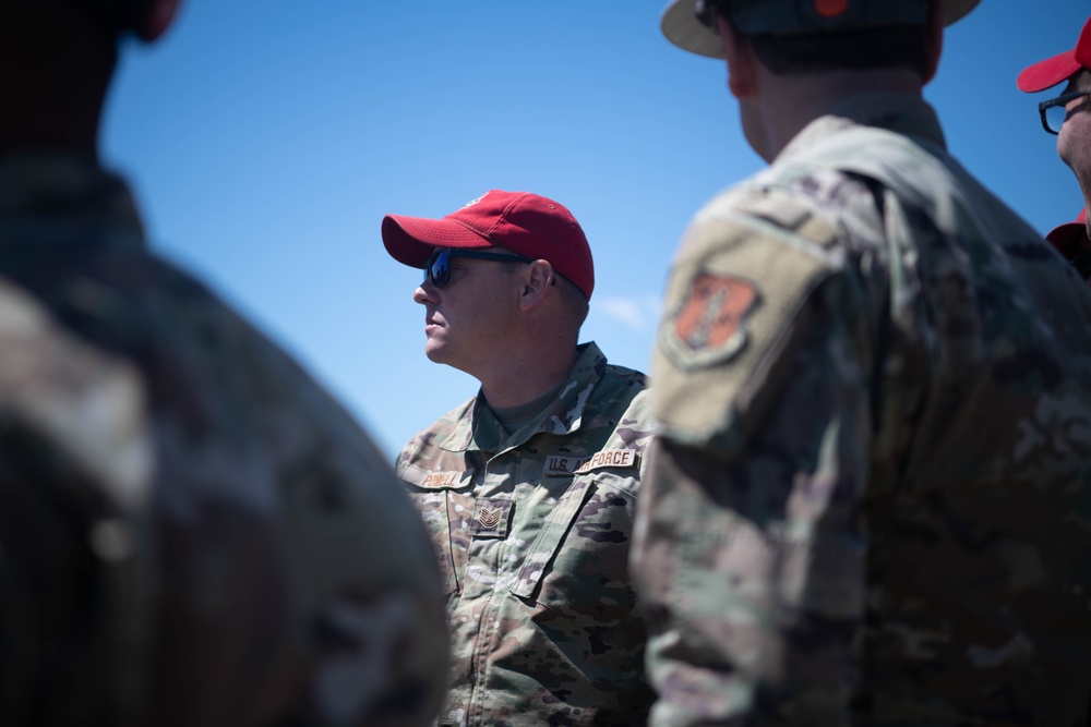 203rd RED HORSE participates in joint force training at Fort Barfoot