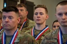 Inaugural SNCO induction at Jefferson Barracks Air National Guard Station