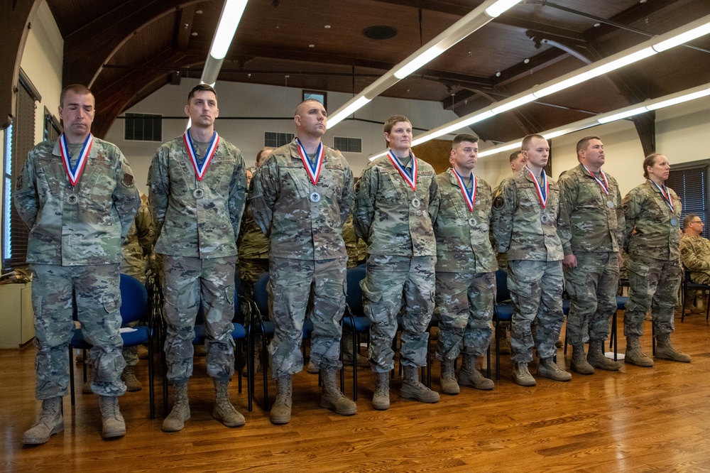 Inaugural SNCO induction at Jefferson Barracks Air National Guard Station