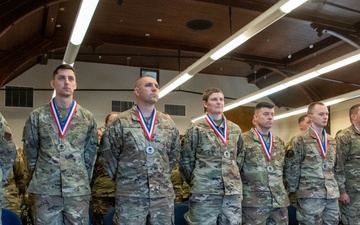 Inaugural SNCO induction at Jefferson Barracks Air National Guard Station