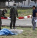 Members of the Joint Theater Forensic Analysis Center train Tunisian Armed Forces at a simulated bomb site at African Lion 2024