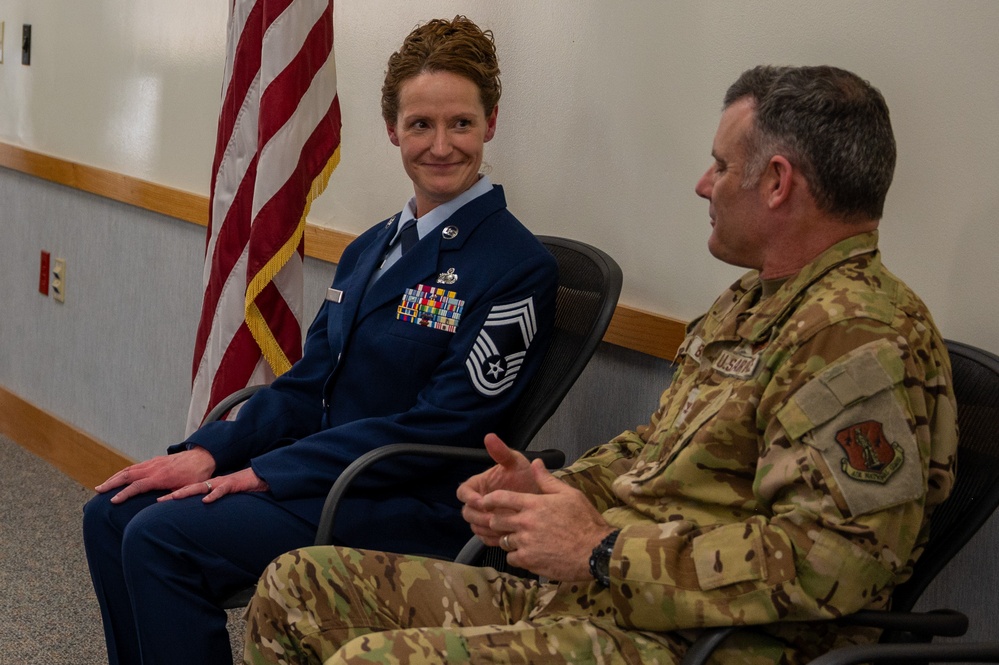 Heather Prater promotion ceremony